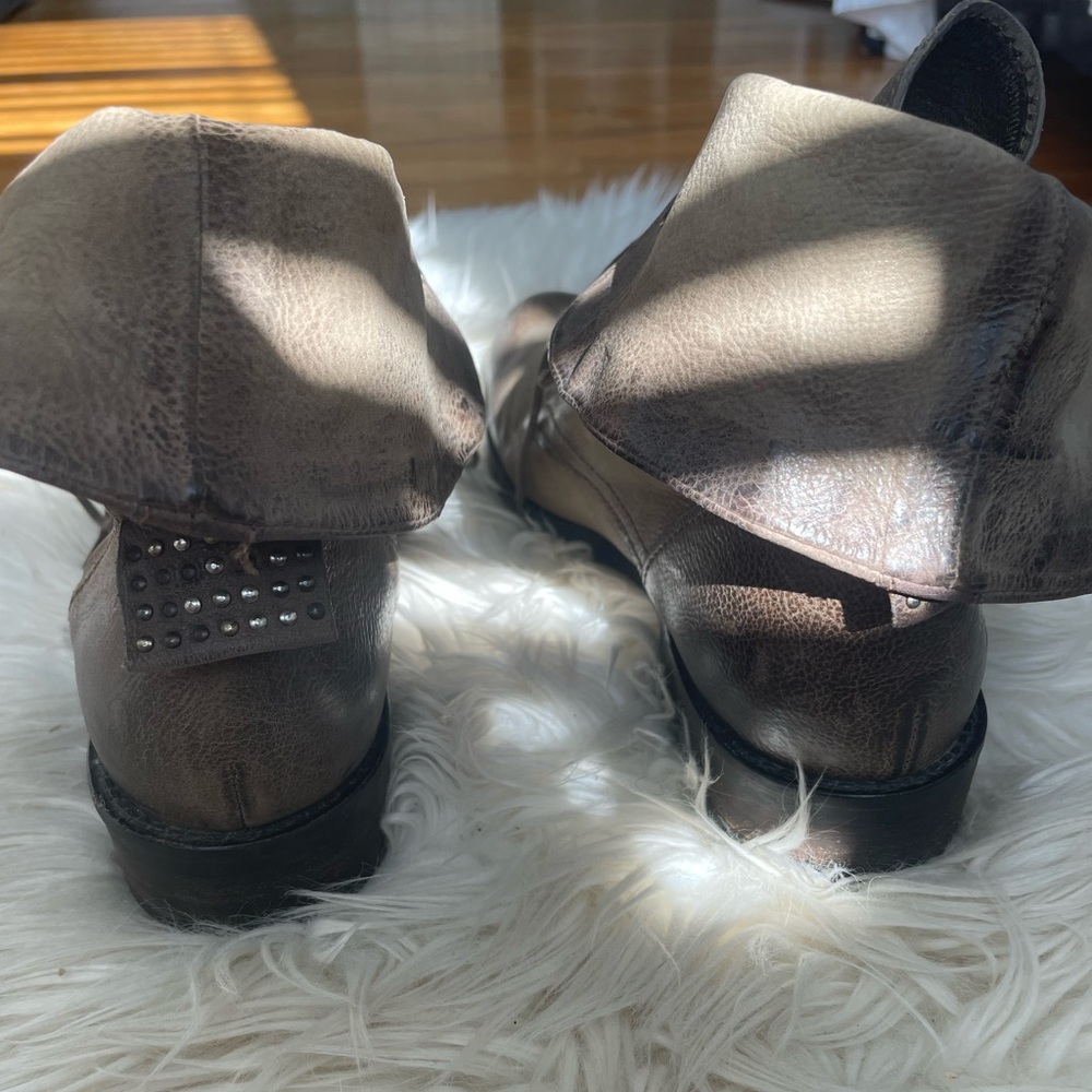 Lambskin Ombr Combat Boots Practically New - image 3